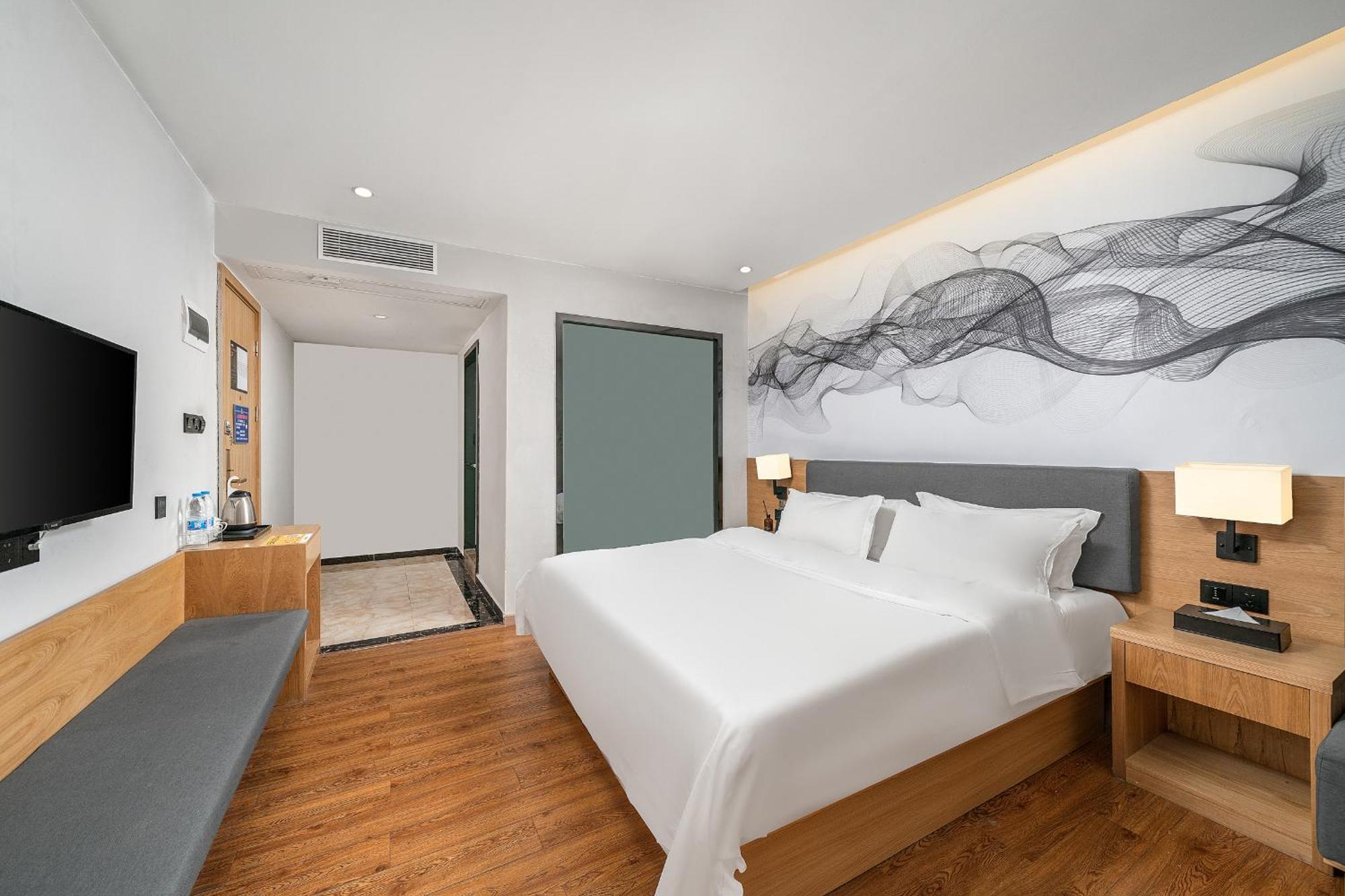 Felice Hotel-Guangzhou Baiyun International Airport Renhe Metro Station Branch Luaran gambar